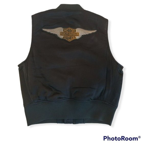 Women's Small S Harley-Davidson Aviator Flight Vest 96629-19VW - Picture 2 of 9